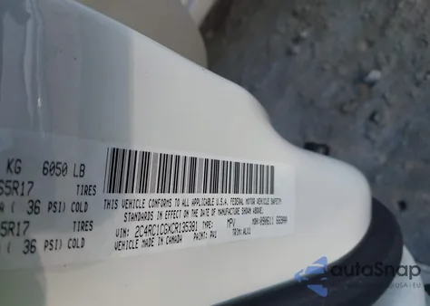 2012 Chrysler Town & Country Touring-L from USA, damaged, VIN 2C4RC1CGXCR135381